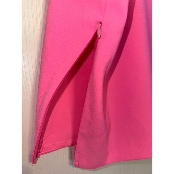 NWT Express Bright Pink Sleeveless Square Neck Crop Top Size XL - Picture 4 of 9